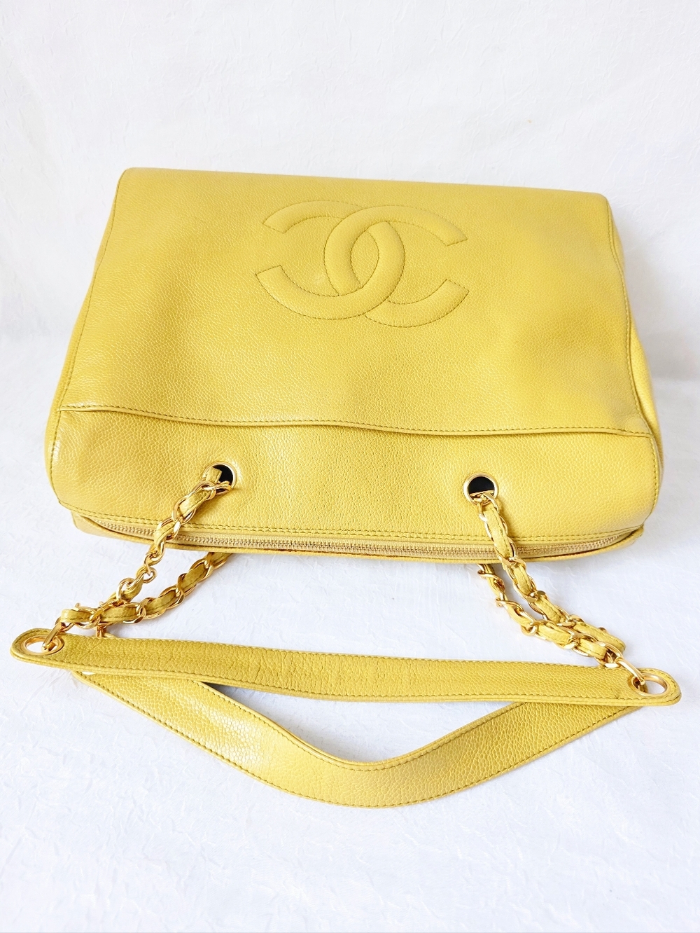 Auth Chanel CC Caviar Coco Mark Shoulder Bag - Picture 8 of 12
